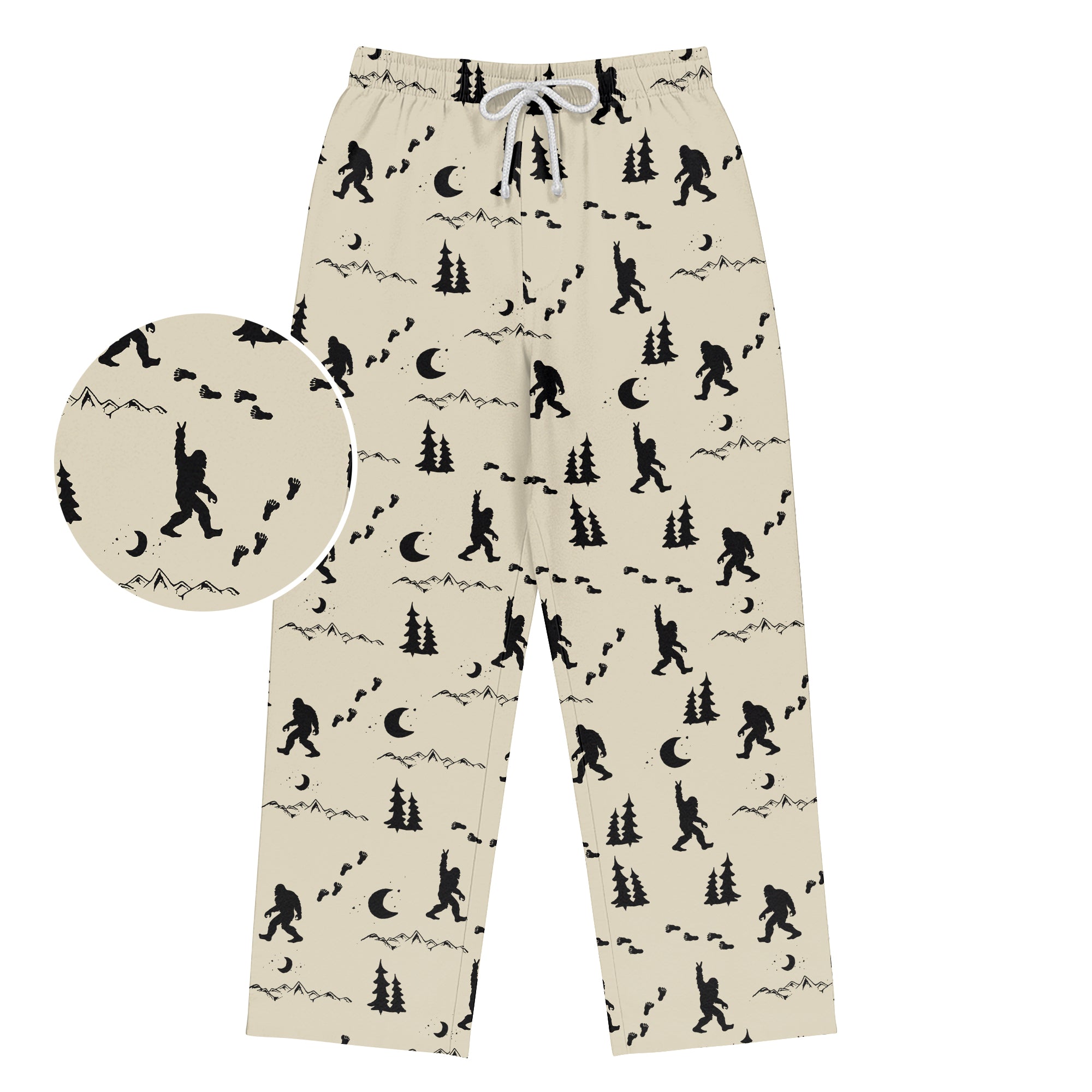 Bigfoot Moonlight Rock - Unisex Pajama Pant