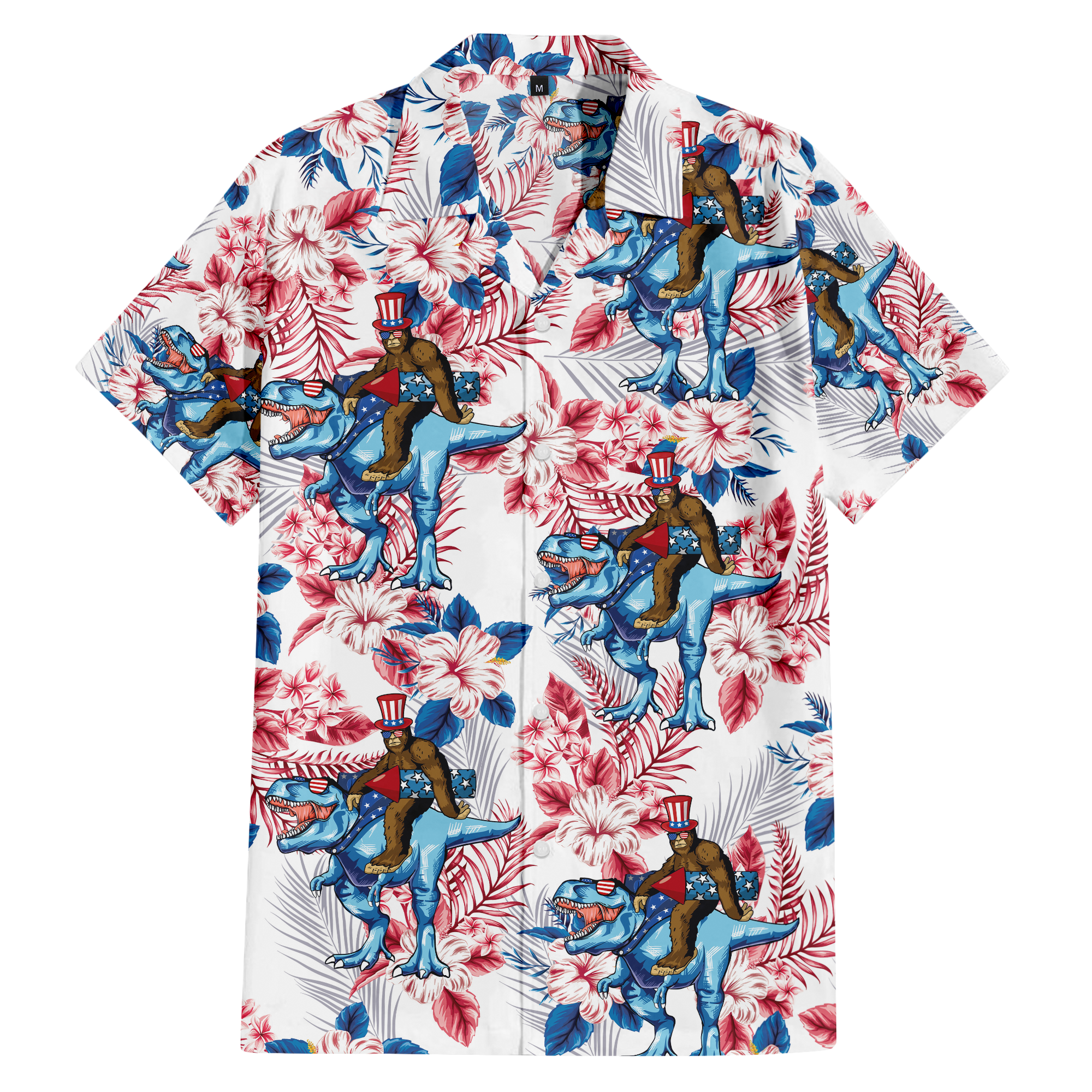 Bigfoot Patriotic Dinosaur