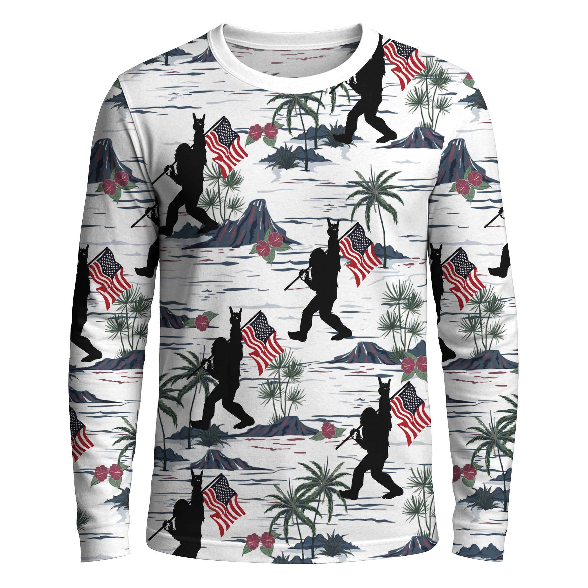 Sasquatch Freedom Parade - Long Sleeve T-shirt