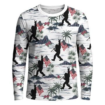 Sasquatch Freedom Parade - Long Sleeve T-shirt