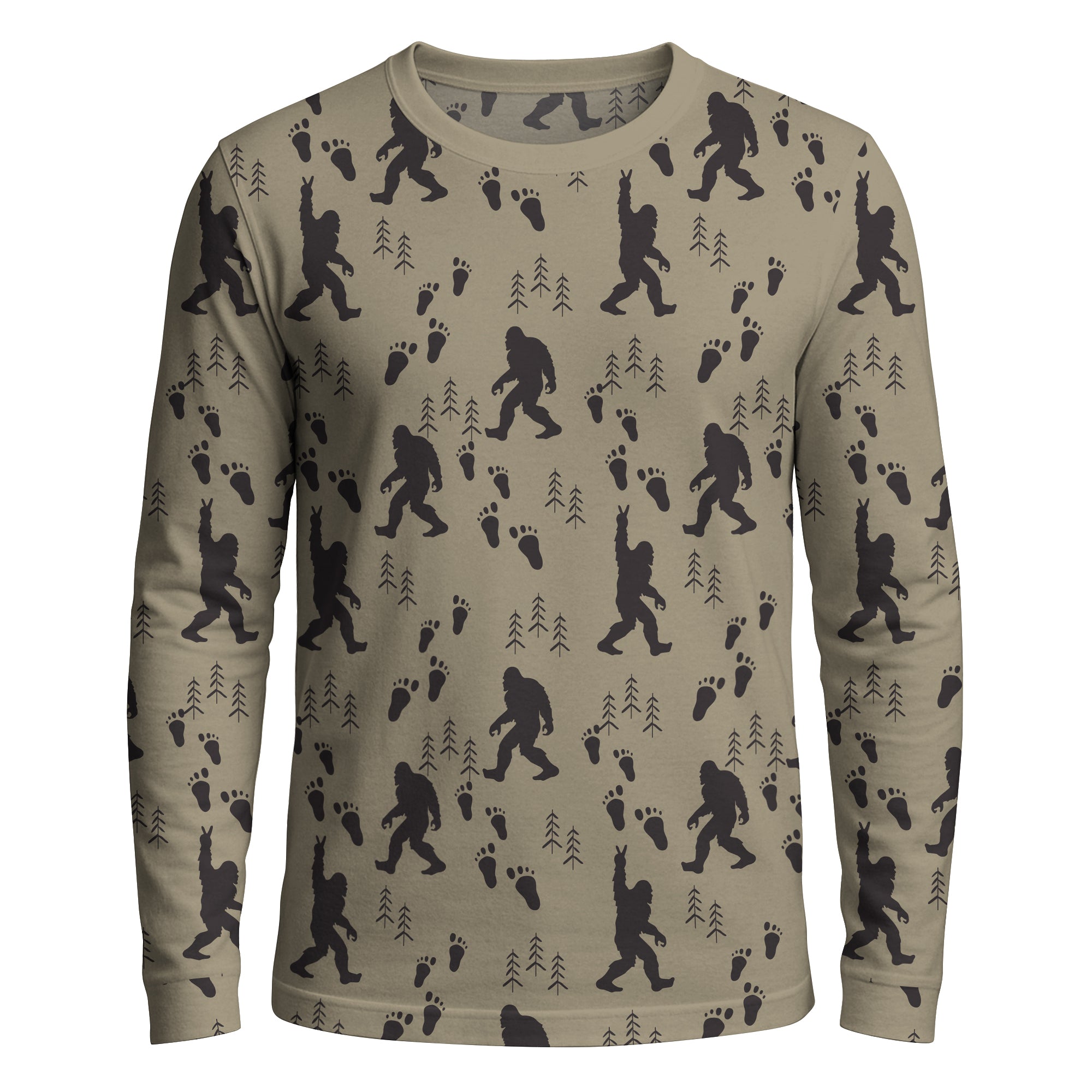 Squatch Rocks Squatch's Rock Trail - Long Sleeve T-shirt – Bigfoot Never Lies