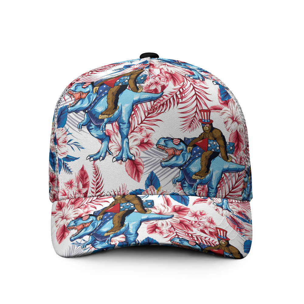 Bigfoot Patriotic Dinosaur