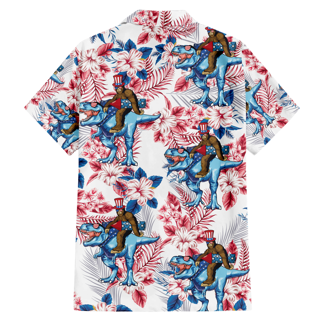 Bigfoot Patriotic Dinosaur