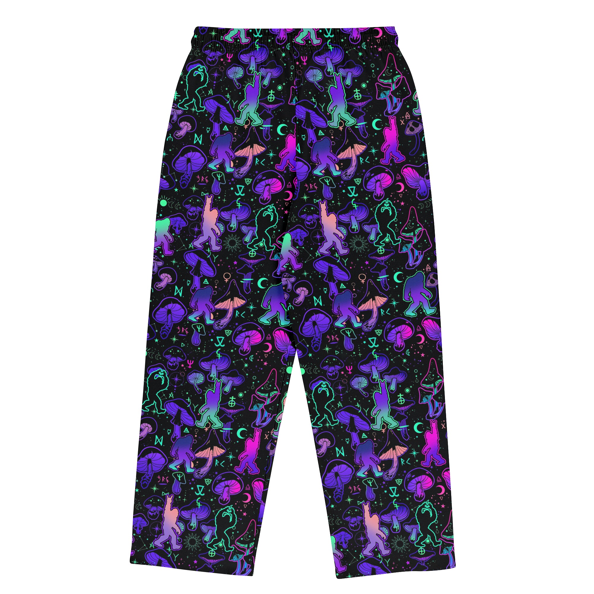 Psychedelic Squatch Shrooms - Unisex Pajama Pant