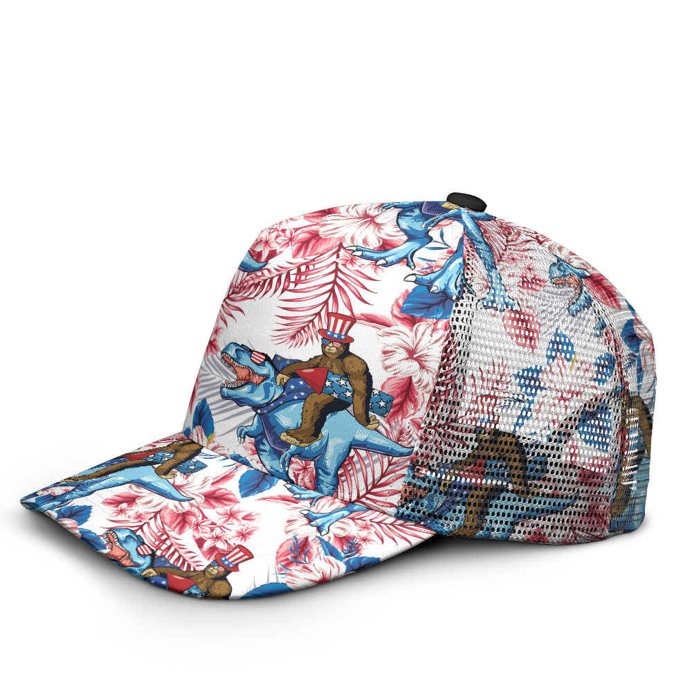 Bigfoot Patriotic Dinosaur