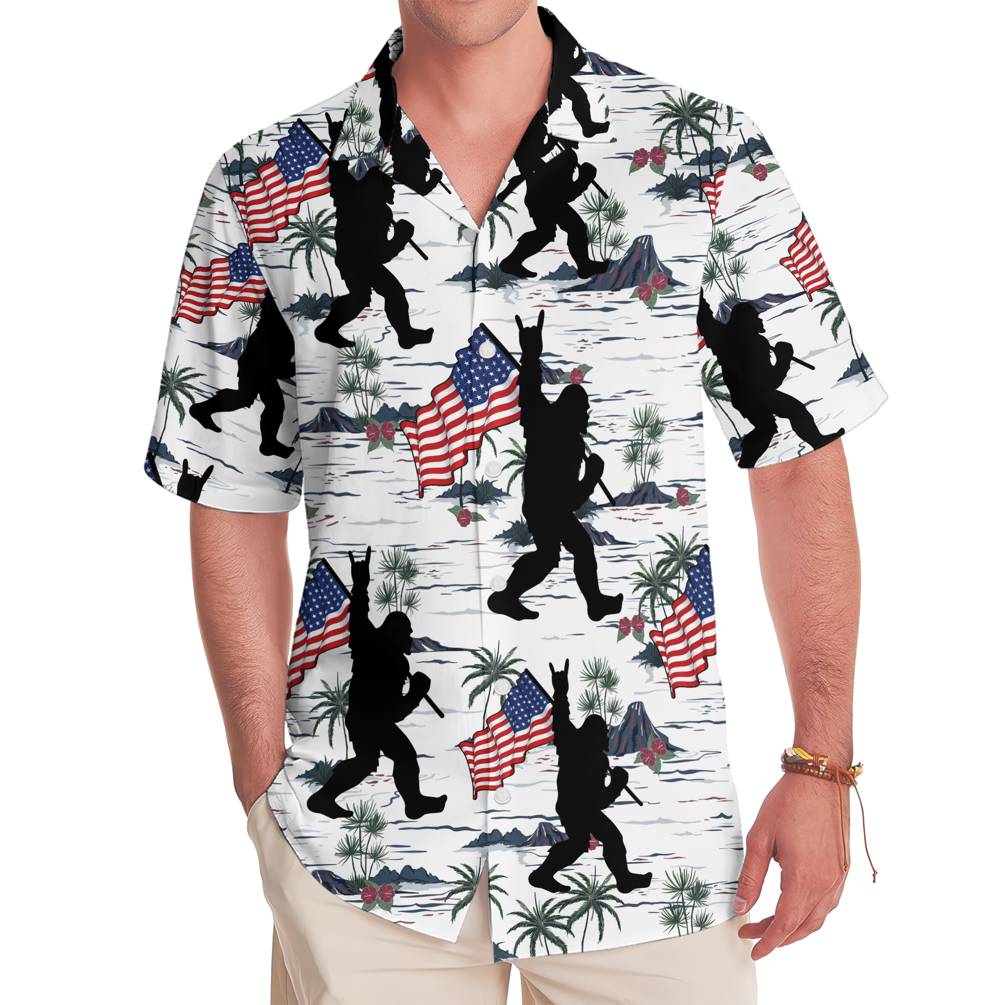 Patriotic Sasquatch Parade