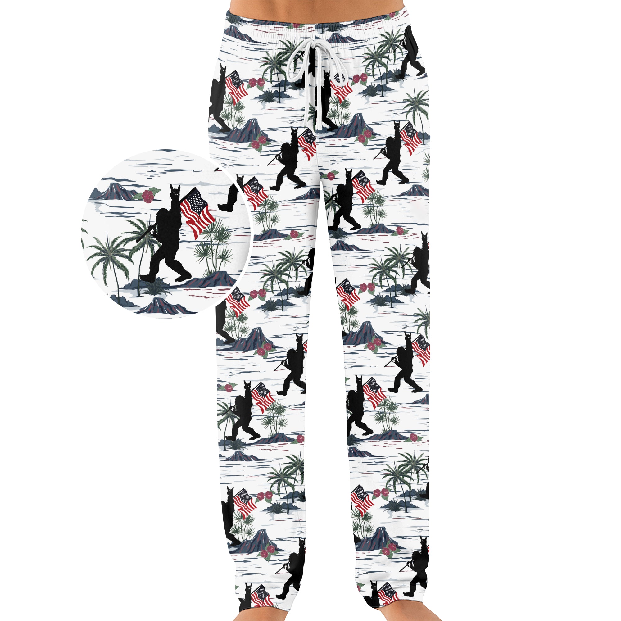 Sasquatch Freedom Parade - Unisex Pajama Pant