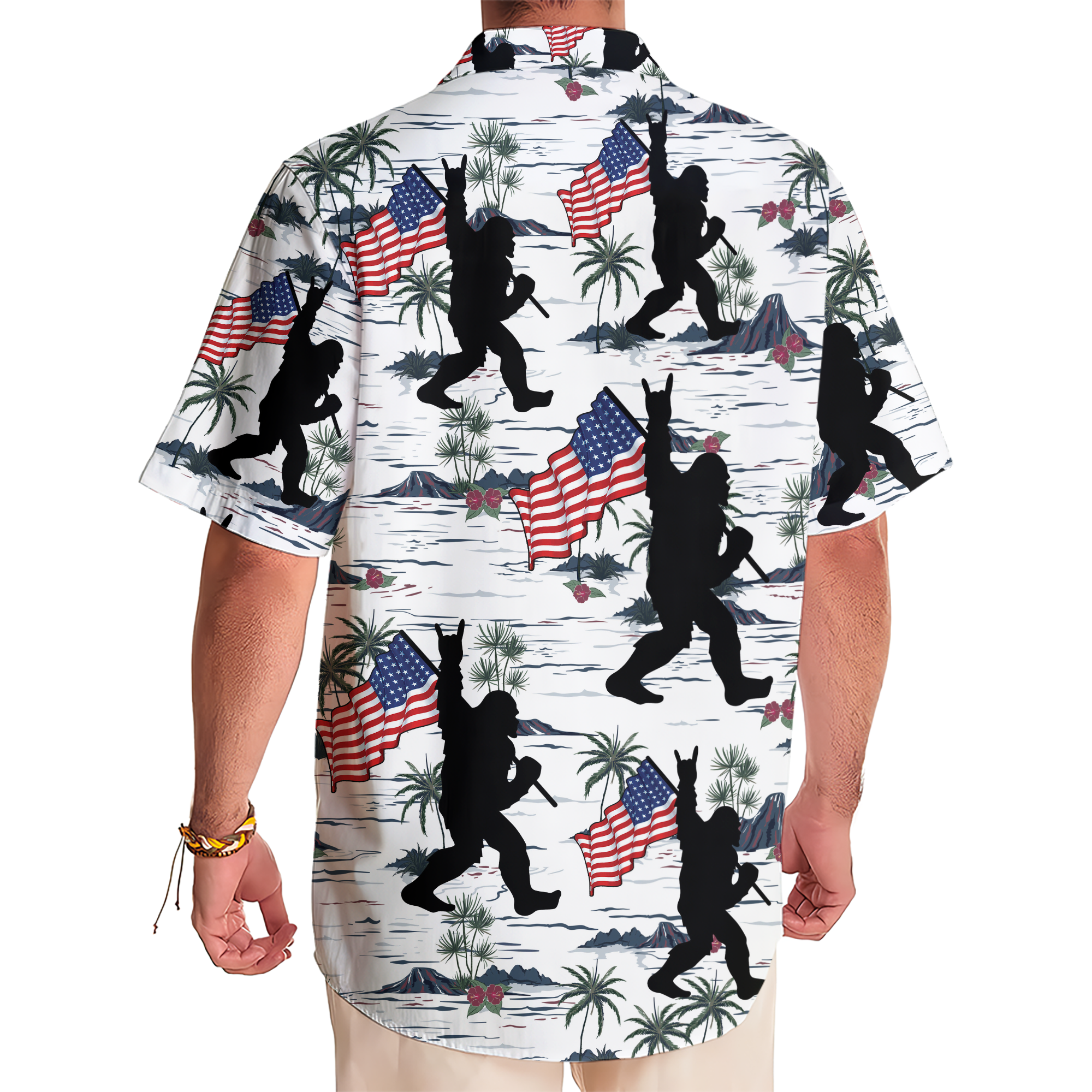 Patriotic Sasquatch Parade