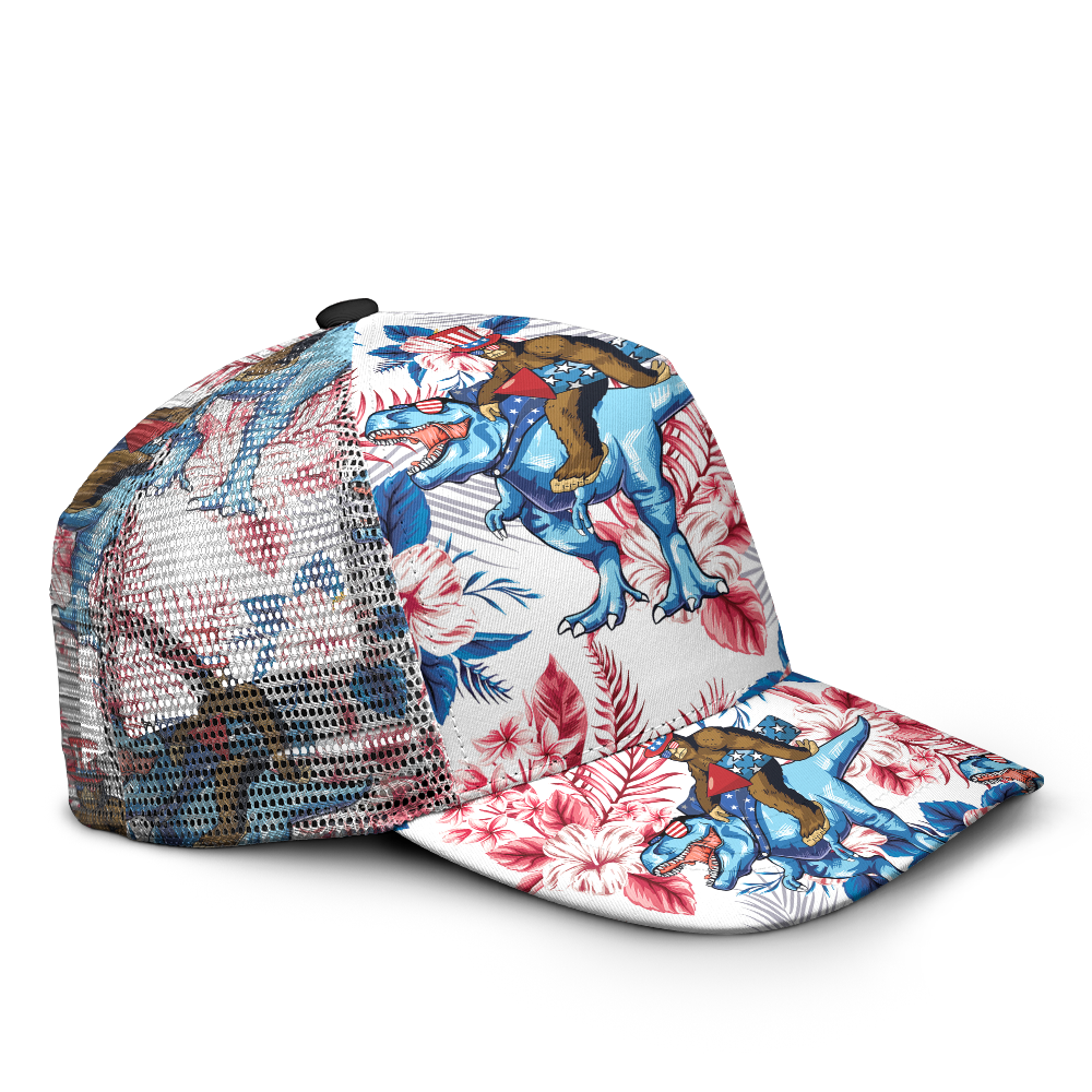 Bigfoot Patriotic Dinosaur