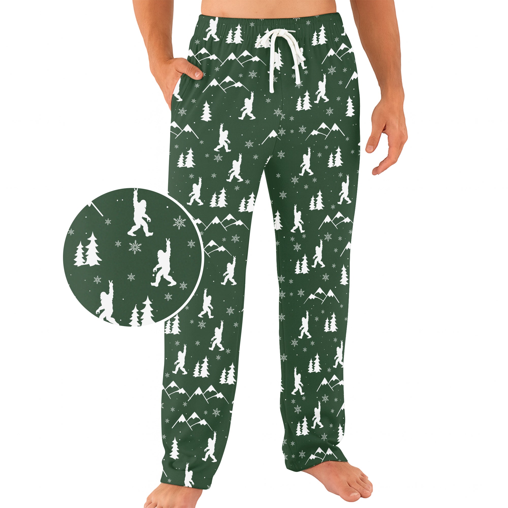 Sasquatch Snow Rock - Unisex Pajama Pant