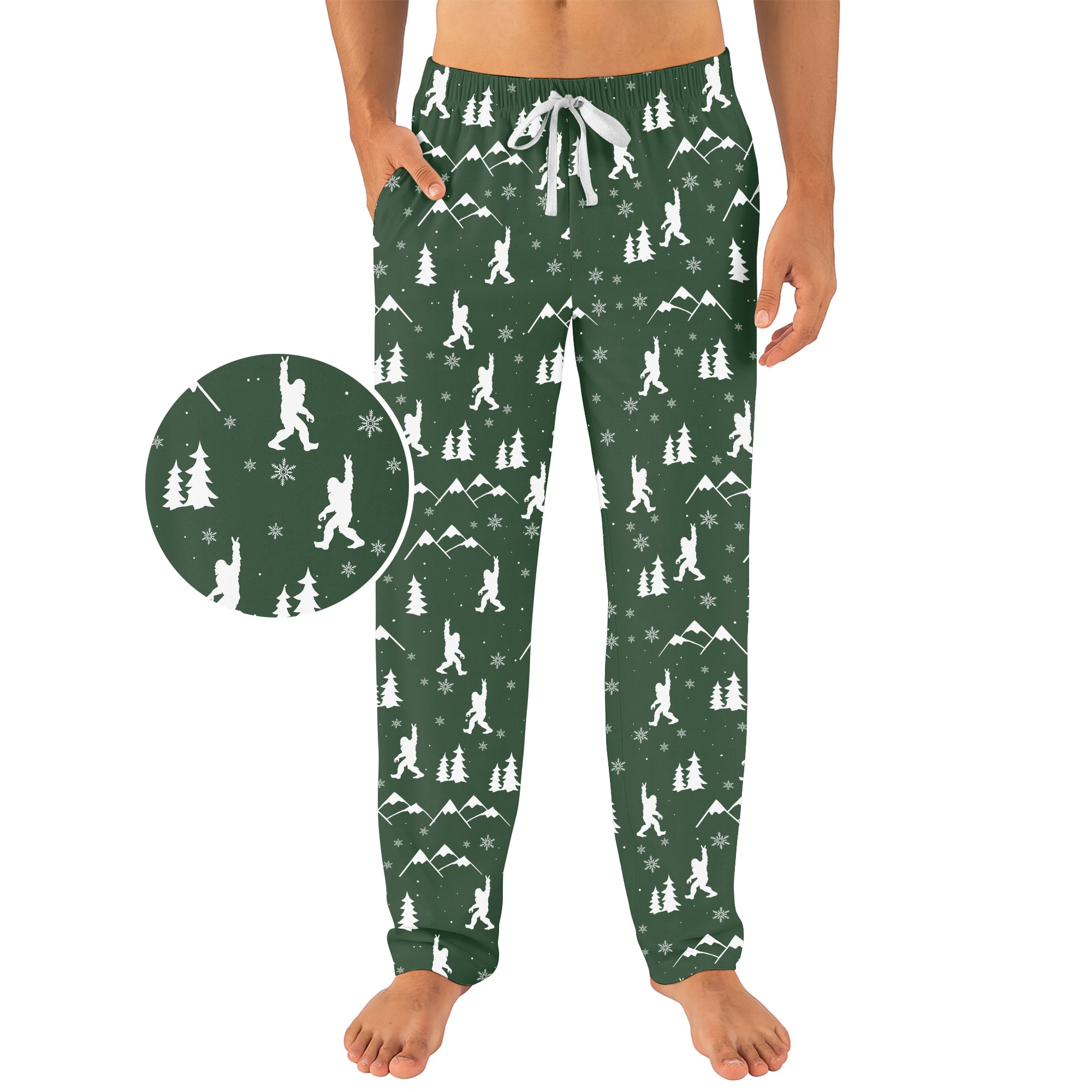 Sasquatch Snow Rock - Unisex Pajama Pant