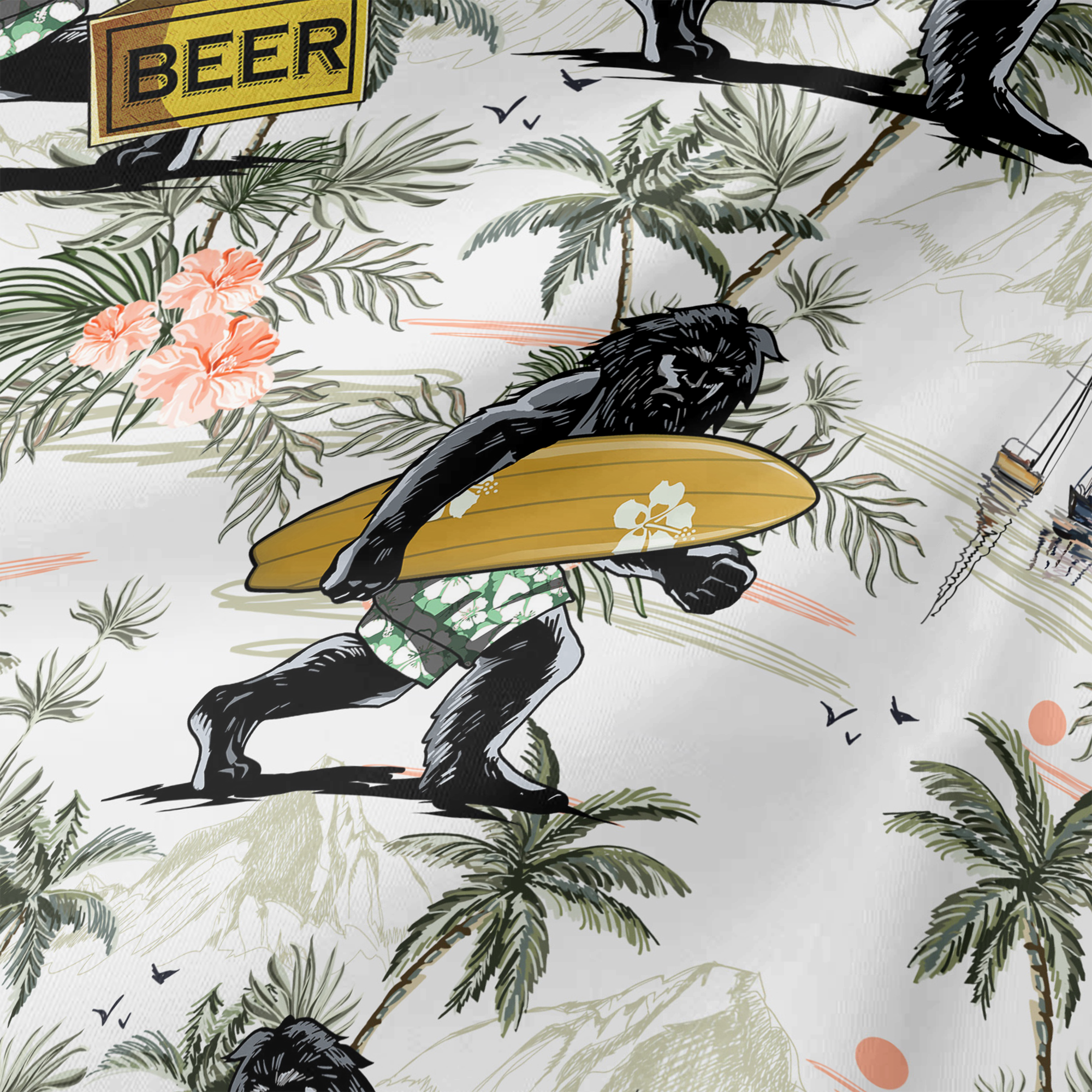 Bigfoot Surfing Party