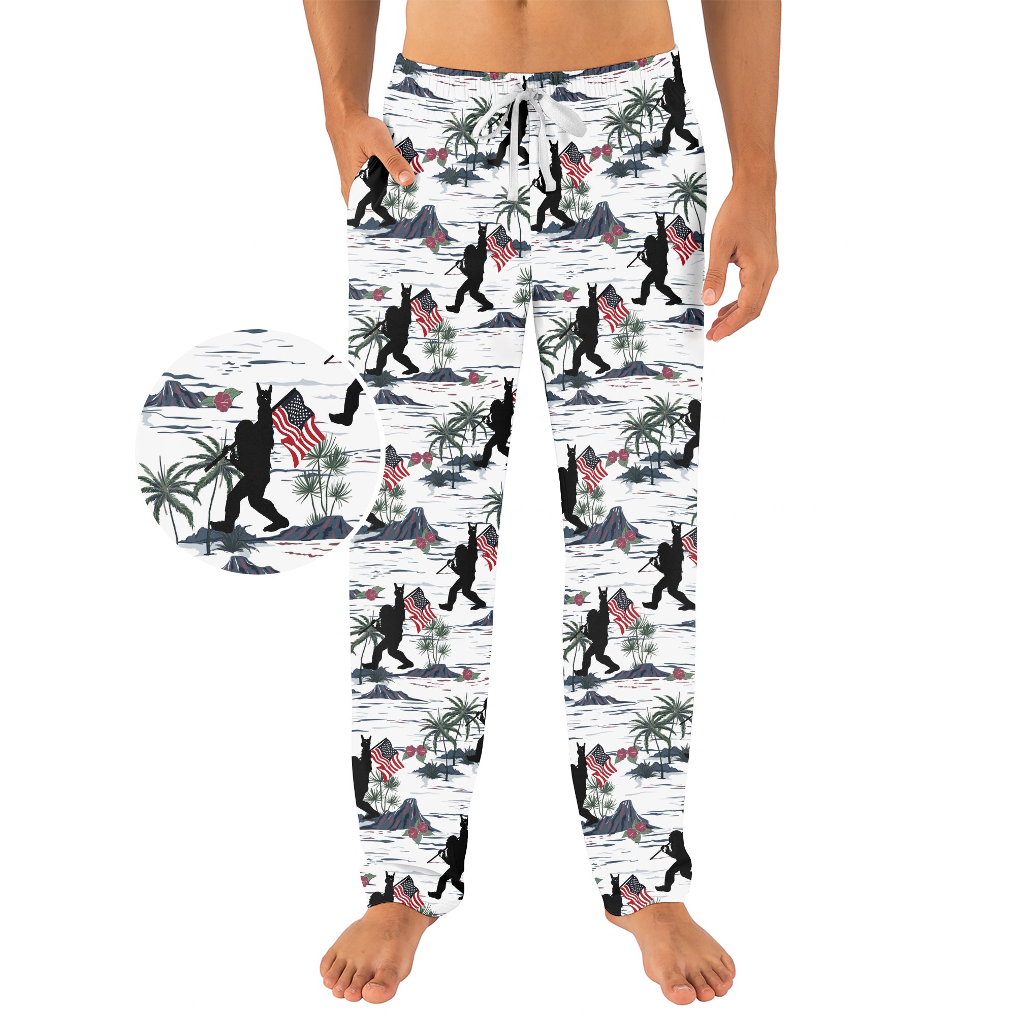 Sasquatch Freedom Parade - Unisex Pajama Pant