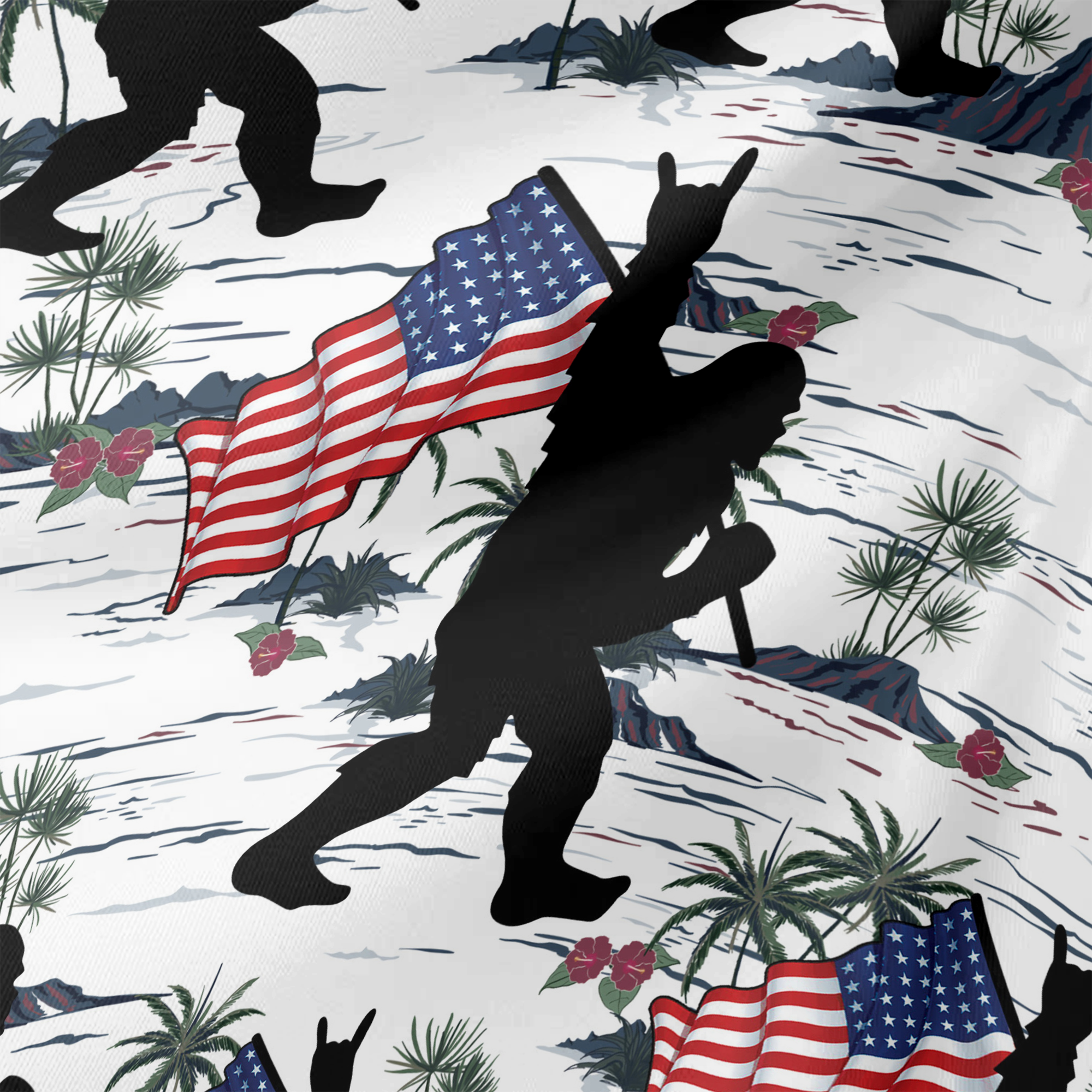 Patriotic Sasquatch Parade