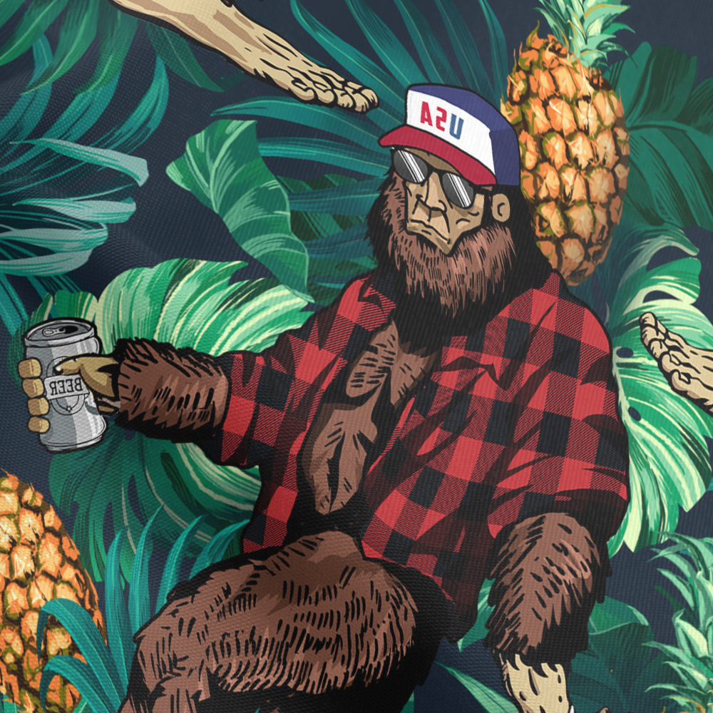Pineapple Bigfoot Jungle Vibes